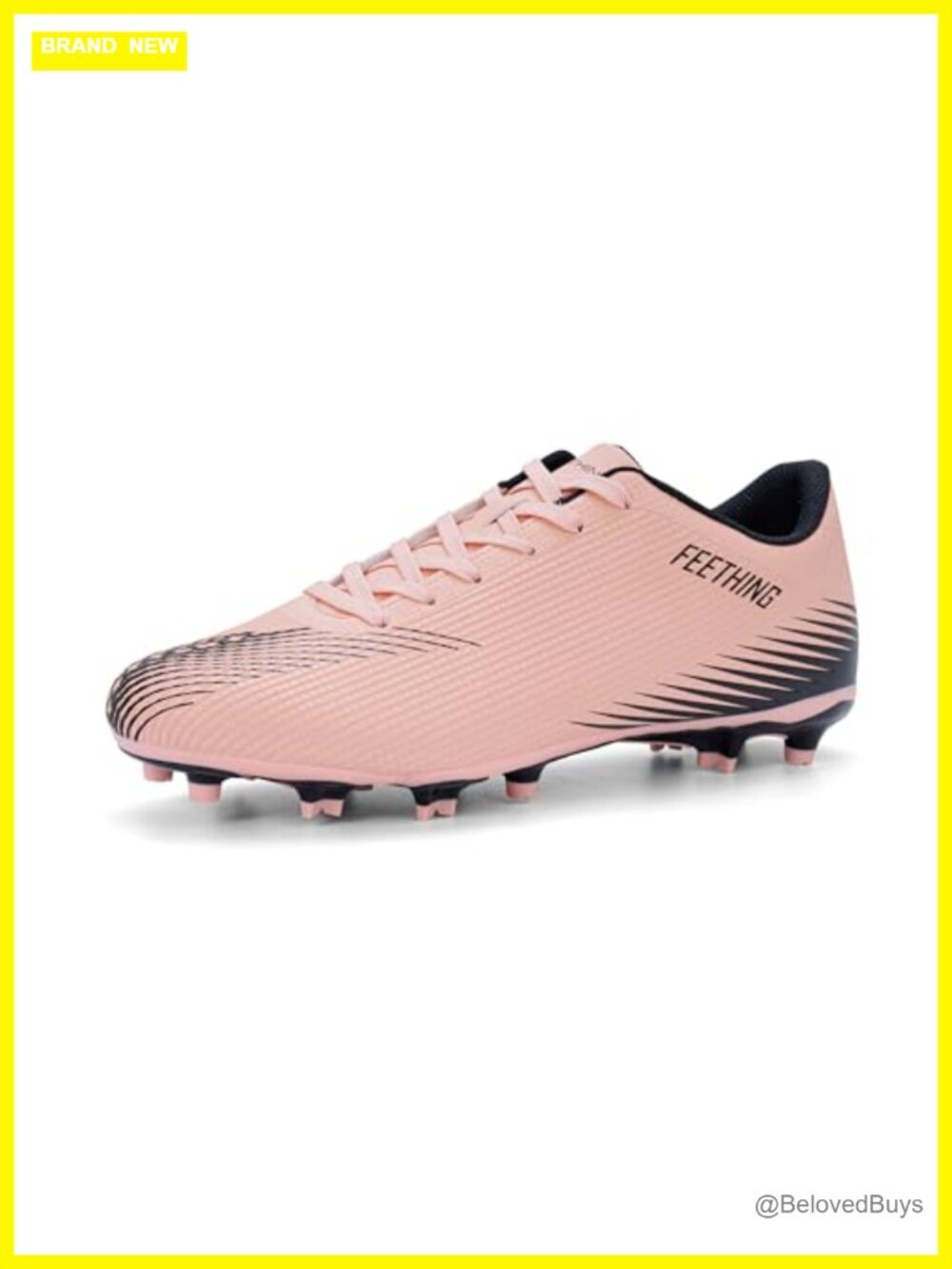 Soccer Cleats Men Women Firm Ground Anti-Slip Studs Lightweight Breathable